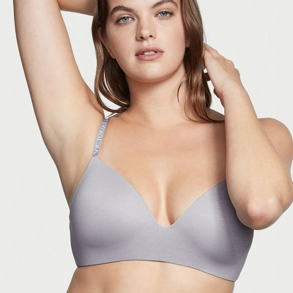 Victoria's Secret Other - Victoria Secret silvery wireless smooth tee shirt bra, 38DD